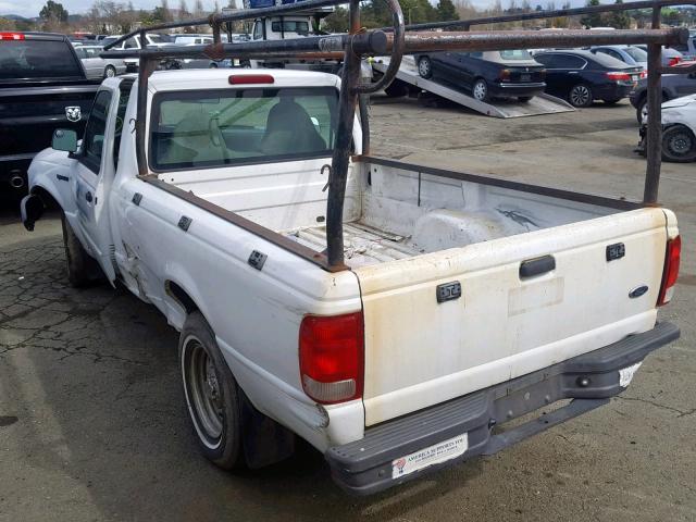 1FTYR10C1YTB44644 - 2000 FORD RANGER WHITE photo 3