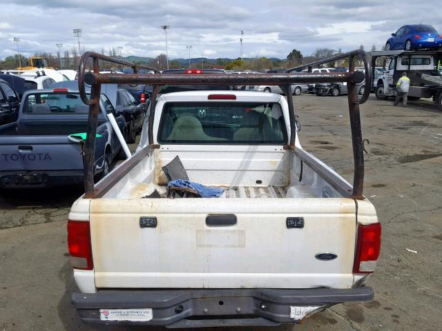 1FTYR10C1YTB44644 - 2000 FORD RANGER WHITE photo 6