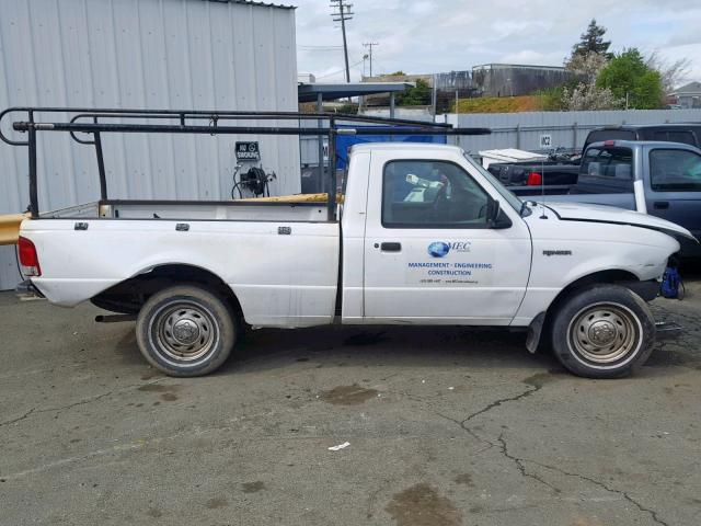 1FTYR10C1YTB44644 - 2000 FORD RANGER WHITE photo 9