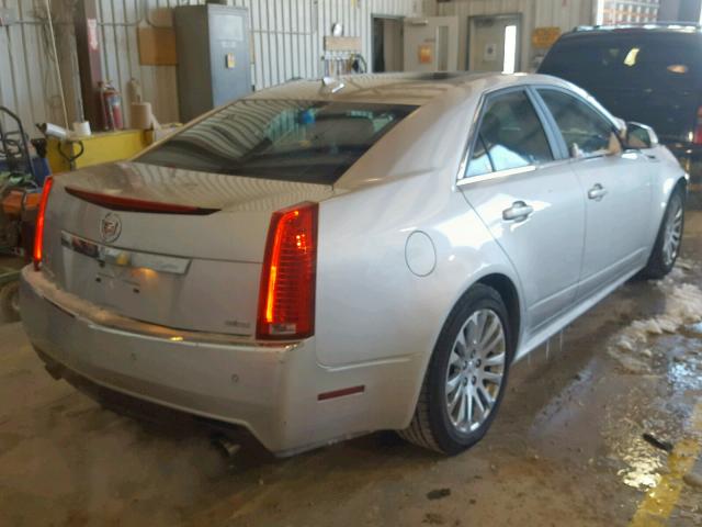 1G6DS5ED5B0126459 - 2011 CADILLAC CTS PREMIU SILVER photo 4