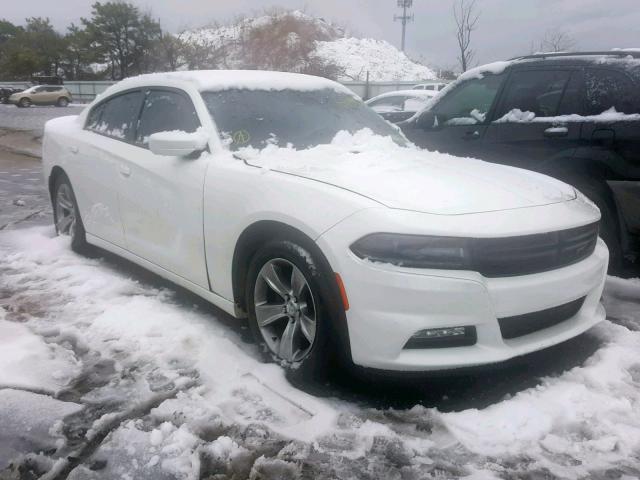 2C3CDXHG3GH112751 - 2016 DODGE CHARGER SX WHITE photo 1