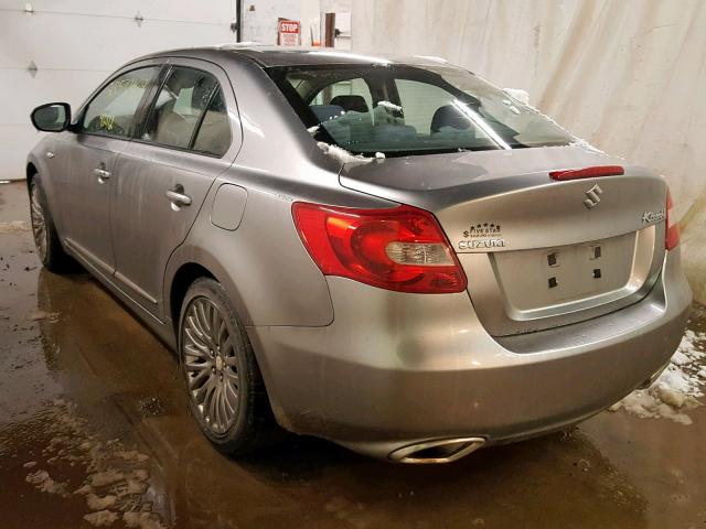 JS2RE9A55A6100168 - 2010 SUZUKI KIZASHI GT SILVER photo 3