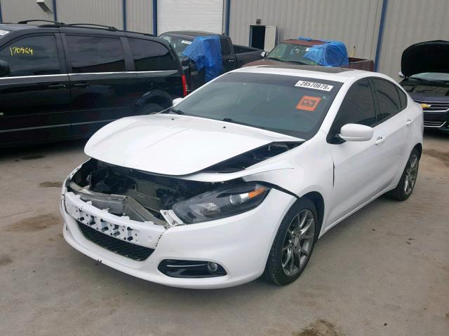 1C3CDFBB9FD142386 - 2015 DODGE DART SXT WHITE photo 2