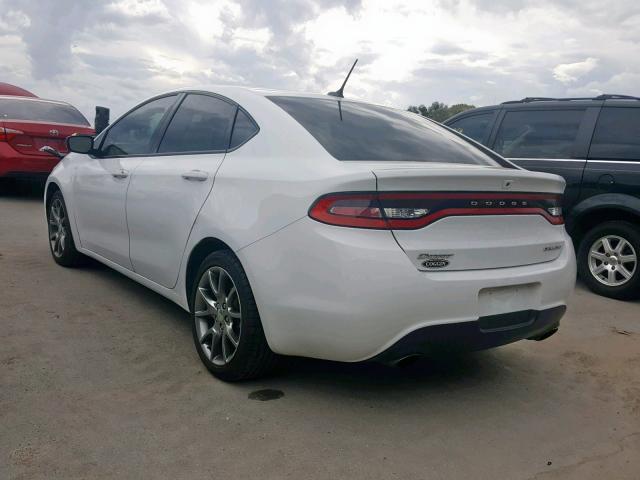 1C3CDFBB9FD142386 - 2015 DODGE DART SXT WHITE photo 3