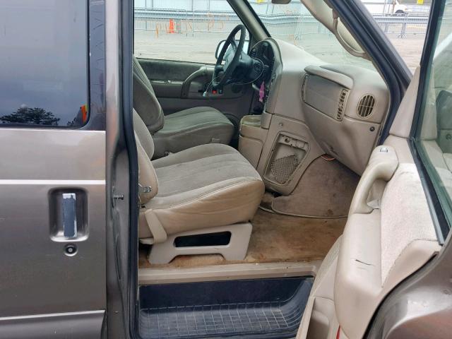 1GKDM19W4YB541639 - 2000 GMC SAFARI XT BEIGE photo 5