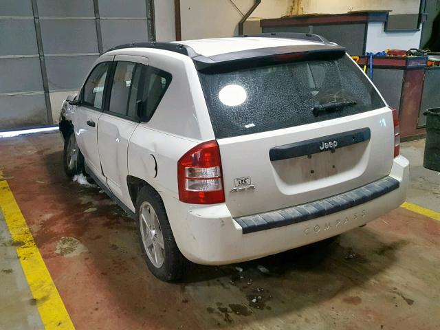 1J4NF4FBXAD505567 - 2010 JEEP COMPASS SP WHITE photo 3