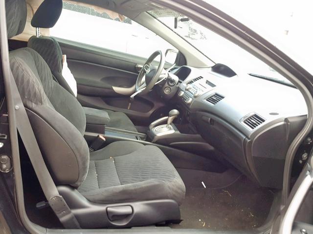 2HGFG1B84BH503531 - 2011 HONDA CIVIC EX BLACK photo 5