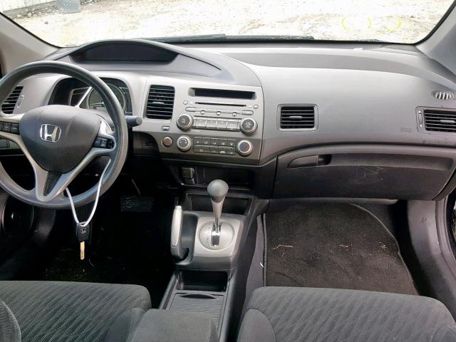 2HGFG1B84BH503531 - 2011 HONDA CIVIC EX BLACK photo 9