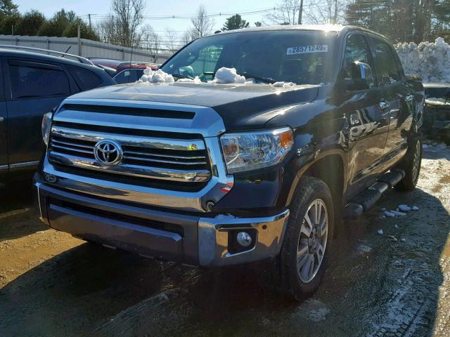 5TFAY5F19GX576942 - 2016 TOYOTA TUNDRA CRE BLACK photo 2