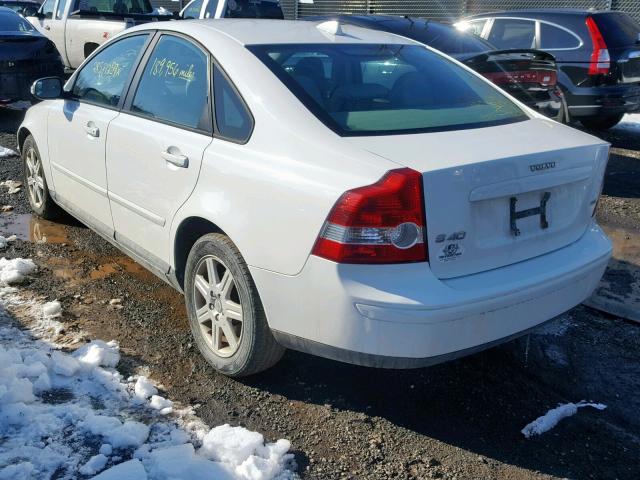 YV1MS382172297775 - 2007 VOLVO S40 2.4I WHITE photo 3