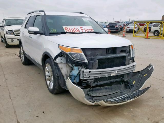 1FMHK7F81CGA60329 - 2012 FORD EXPLORER L WHITE photo 1