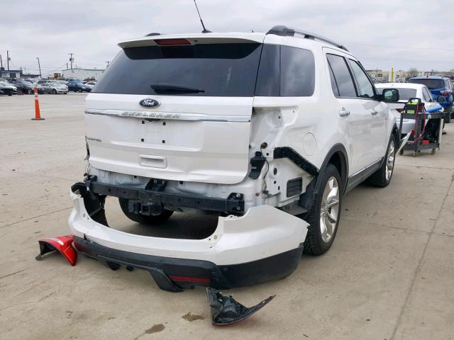 1FMHK7F81CGA60329 - 2012 FORD EXPLORER L WHITE photo 4