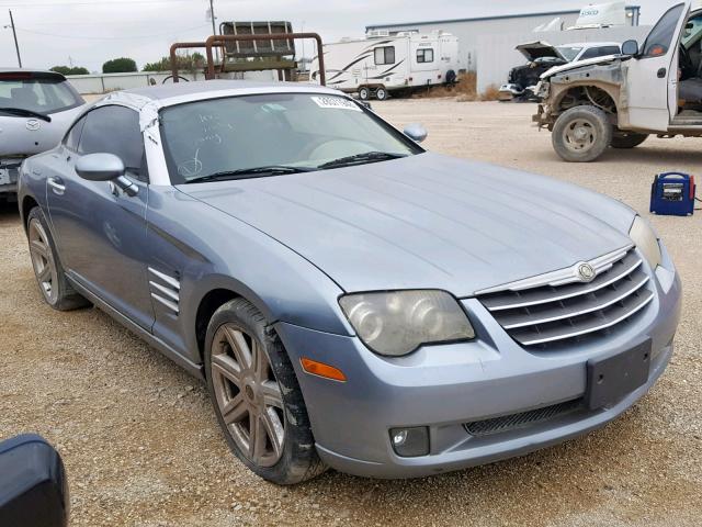 1C3LN69L38X074437 - 2008 CHRYSLER CROSSFIRE SILVER photo 1