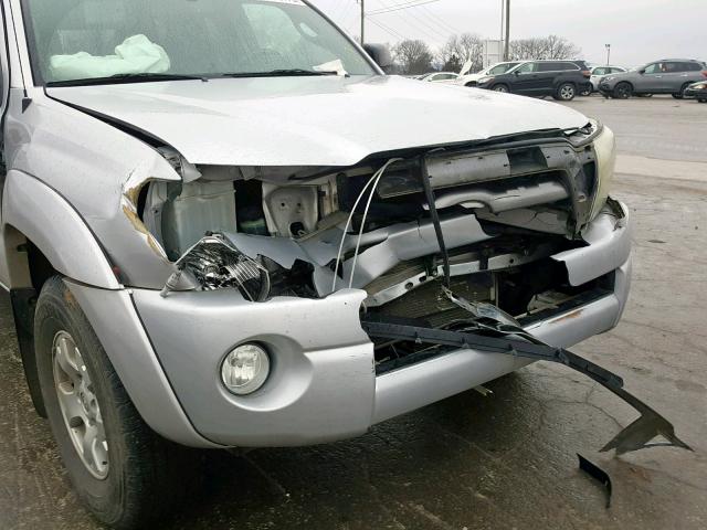 5TETU4GN4AZ744101 - 2010 TOYOTA TACOMA PRE SILVER photo 9