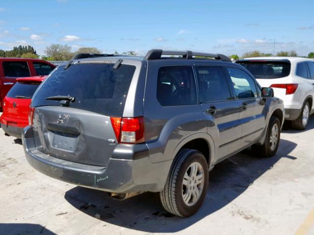 4A4MN21S85E073067 - 2005 MITSUBISHI ENDEAVOR L GRAY photo 4