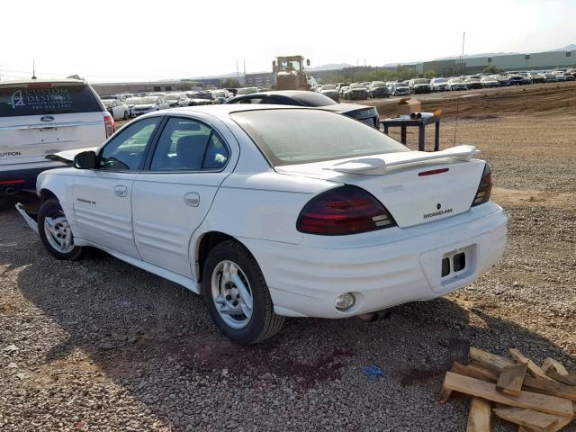 1G2NF52E4YM733963 - 2000 PONTIAC GRAND AM S WHITE photo 3