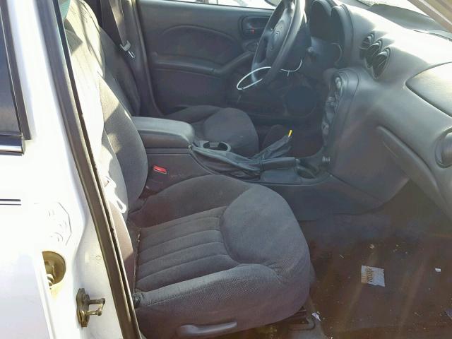 1G2NF52E4YM733963 - 2000 PONTIAC GRAND AM S WHITE photo 5