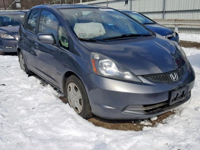 JHMGE8H32DC009850 - 2013 HONDA FIT GRAY photo 1