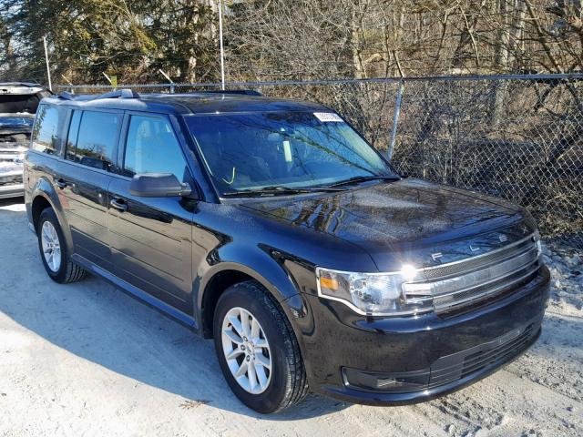 2FMGK5B88JBA15737 - 2018 FORD FLEX SE BLACK photo 1