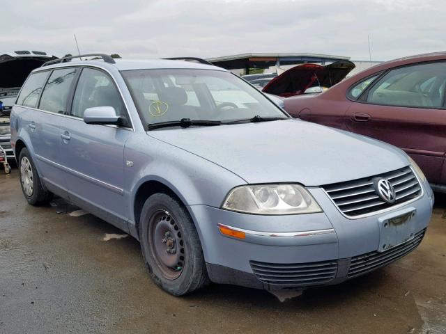 WVWND63BX3E307810 - 2003 VOLKSWAGEN PASSAT GL BLUE photo 1