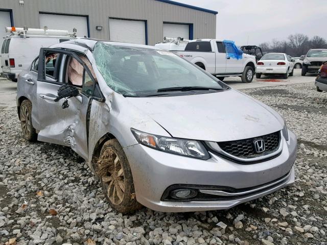 2HGFB2F95FH510680 - 2015 HONDA CIVIC EXL SILVER photo 1