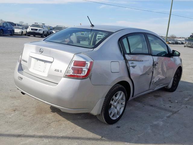 3N1AB61E47L611502 - 2007 NISSAN SENTRA 2.0 SILVER photo 4