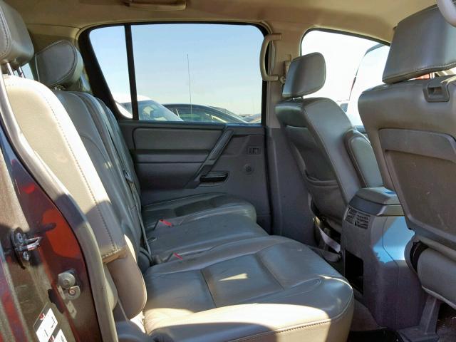 5N1BA08C97N718241 - 2007 NISSAN ARMADA SE GRAY photo 6