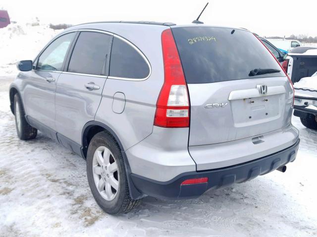 5J6RE48737L018612 - 2007 HONDA CR-V EXL SILVER photo 3