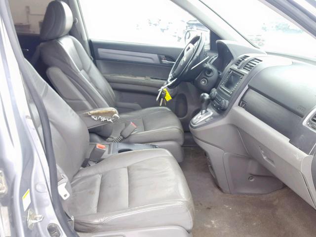 5J6RE48737L018612 - 2007 HONDA CR-V EXL SILVER photo 5