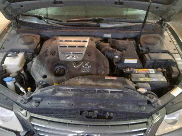 KMHFC46F17A141471 - 2007 HYUNDAI AZERA SE GREEN photo 7