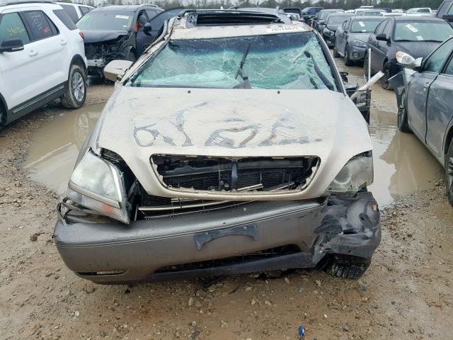 JTJGF10U310101456 - 2001 LEXUS RX 300 TAN photo 9