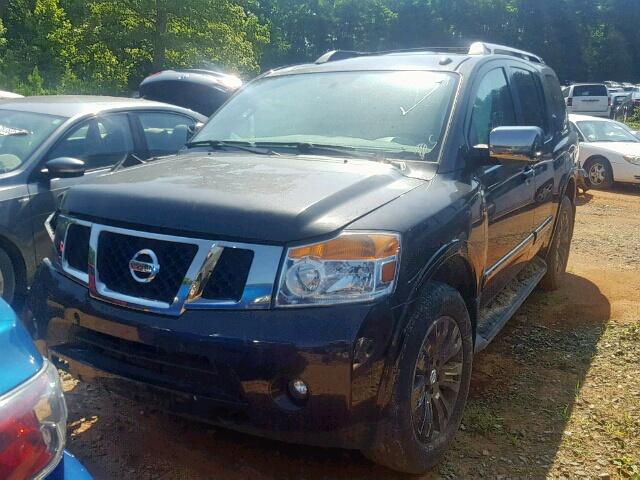 5N1AA0NE8FN619703 - 2015 NISSAN ARMADA PLA BLACK photo 2