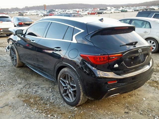 SJKCH5CP4JA045818 - 2018 INFINITI QX30 BASE BLACK photo 3