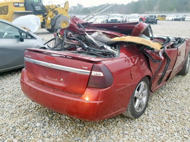 1G1ZU53886F227719 - 2006 CHEVROLET MALIBU LTZ MAROON photo 4