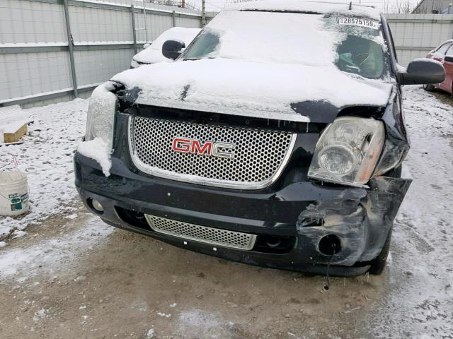 1GKFK638X8J175391 - 2008 GMC YUKON DENA BLACK photo 9