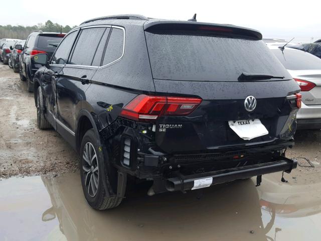 3VV3B7AX2JM198284 - 2018 VOLKSWAGEN TIGUAN SE BLACK photo 3