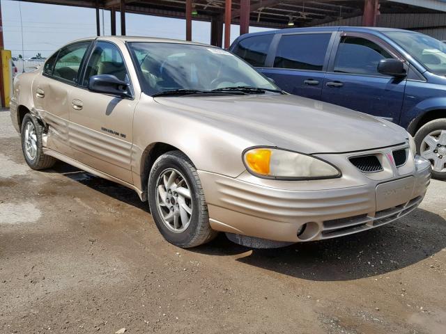 1G2NF52T41M579078 - 2001 PONTIAC GRAND AM S GOLD photo 1