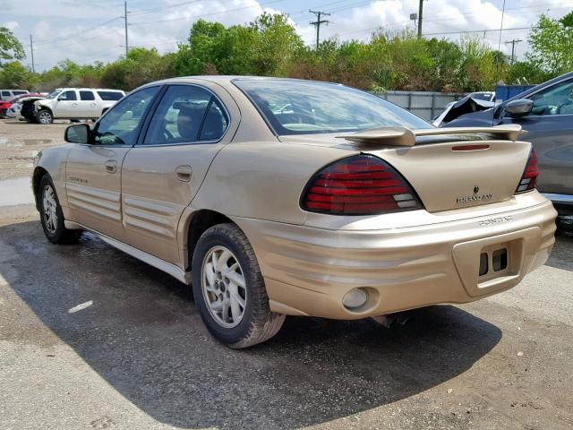 1G2NF52T41M579078 - 2001 PONTIAC GRAND AM S GOLD photo 3