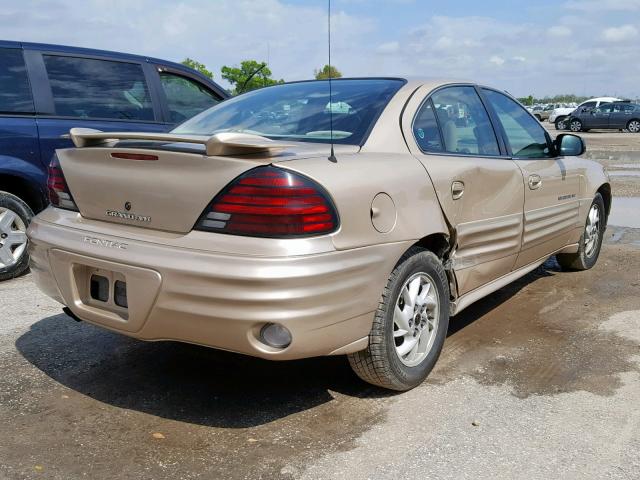 1G2NF52T41M579078 - 2001 PONTIAC GRAND AM S GOLD photo 4