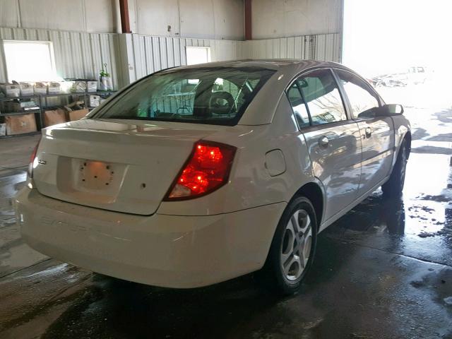 1G8AL52F04Z230692 - 2004 SATURN ION LEVEL WHITE photo 4