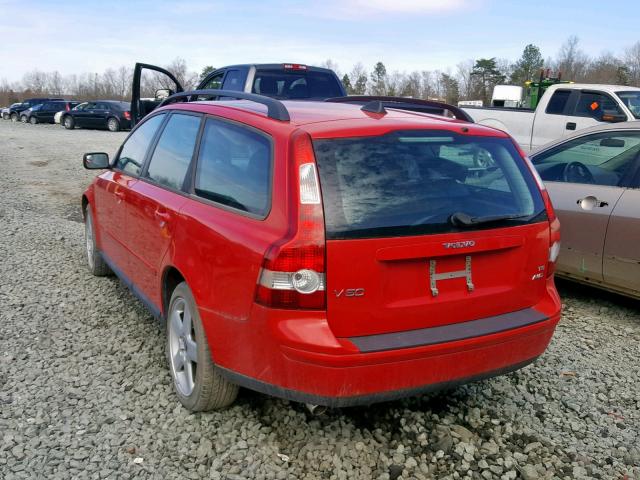 YV1MJ682152109189 - 2005 VOLVO V50 T5 RED photo 3