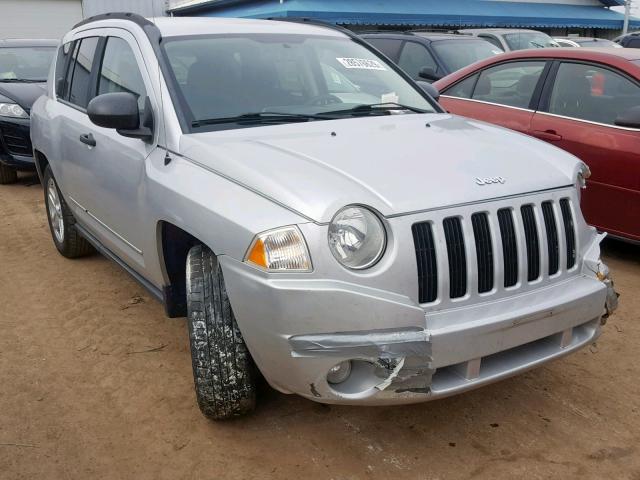 1J8FT47W68D647518 - 2008 JEEP COMPASS SP ვერცხლისფერი ფოტო 1