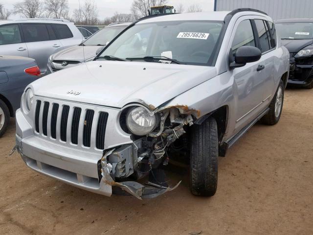 1J8FT47W68D647518 - 2008 JEEP COMPASS SP ვერცხლისფერი ფოტო 2