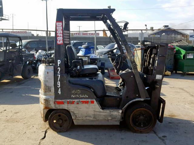 CP1F29P3931 - 2008 NISSAN FORKLIFT SILVER photo 9