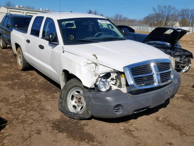 1D3HW28K17S242708 - 2007 DODGE DAKOTA QUA WHITE photo 1