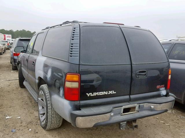 3GKEC16T21G235943 - 2001 GMC YUKON XL C BLACK photo 3