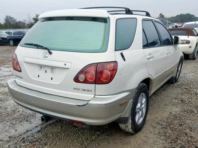 JT6HF10U1X0092327 - 1999 LEXUS RX 300 WHITE photo 4