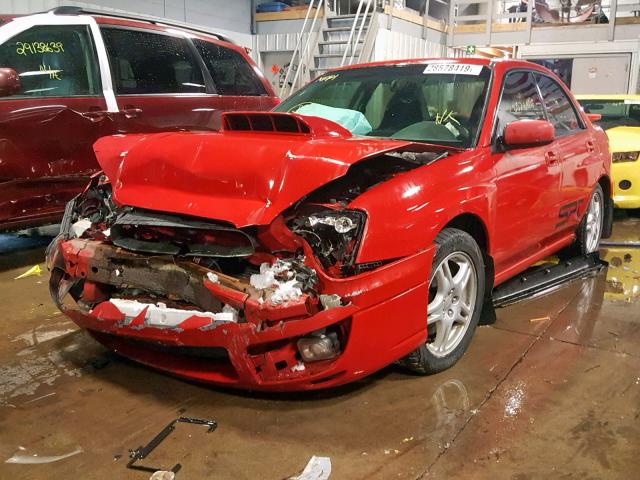 JF1GD29624G505000 - 2004 SUBARU IMPREZA WR RED photo 2