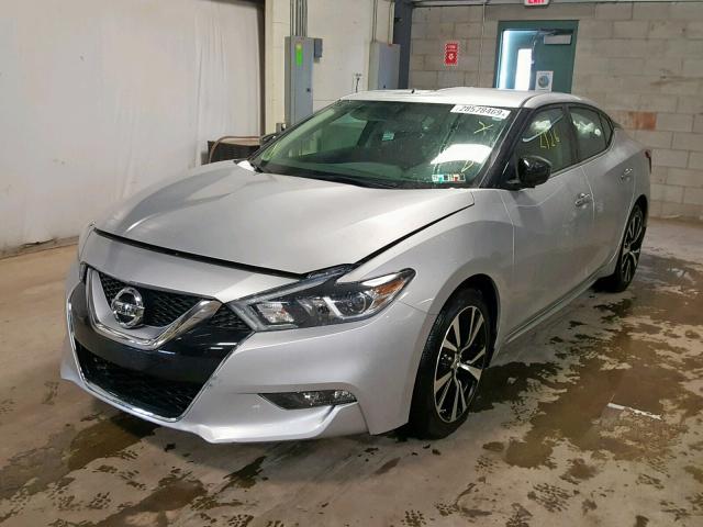 1N4AA6AP0HC456080 - 2017 NISSAN MAXIMA 3.5 SILVER photo 2