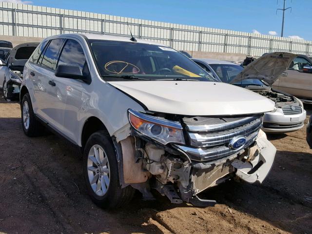 2FMDK3GC7DBE07505 - 2013 FORD EDGE SE WHITE photo 1